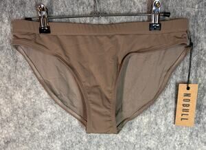 NEW NO BULL Womens Brown Swimsuit Bottom Medium